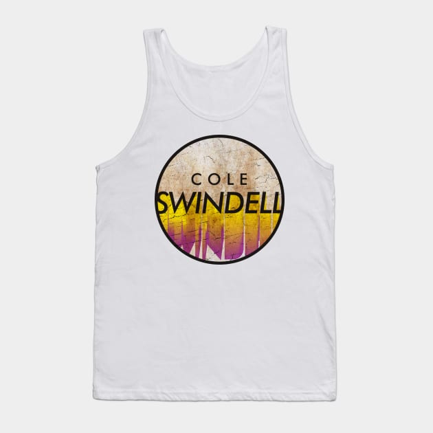 Cole Swindell - VINTAGE YELLOW CIRCLE Tank Top by GLOBALARTWORD